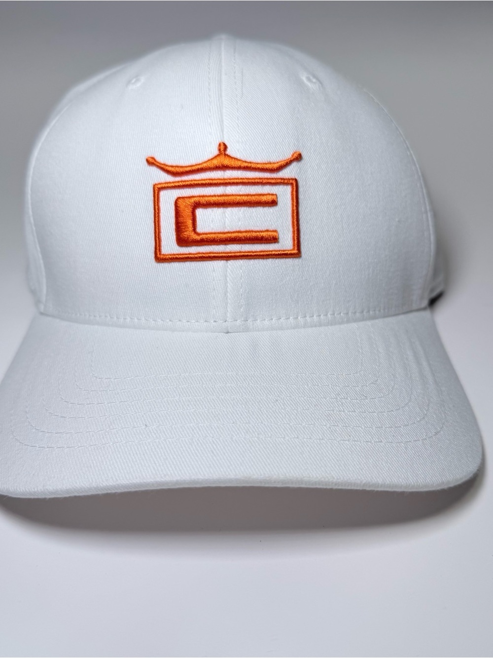 Cobra Golf Tour Exclusive Orange & White SnapBack Hat Cap